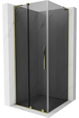 Obrázek produktu pro Mexen Velar L sprchový kout posuvný 110 x 110 cm, grafit, zlatý - 871-110-110-43-50