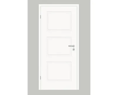 Produktbild von Pertura Zimmertür Mila 02 weiß lackiert (ähnlich RAL 9010) 86,0x198,5 cm Links