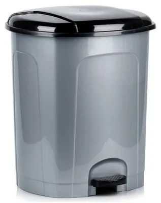 Zdjęcie produktu dla Pojemnik na odpady - 50 litrów - plastik - szary - Smart