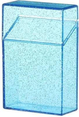 Immagine prodotto di Portasigarette - Contenitore - Portasigarette - Contenitore per sigarette - Plastica - Blu