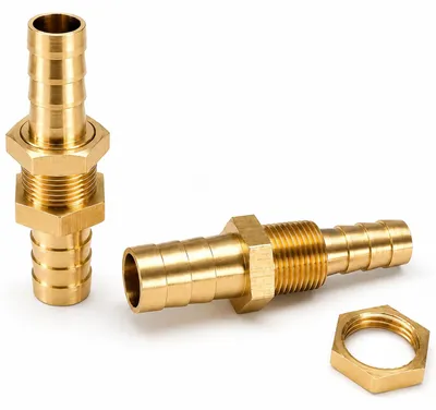 Schlauchverbindungsadapter 10-8 mm, gelb, 2 Stück