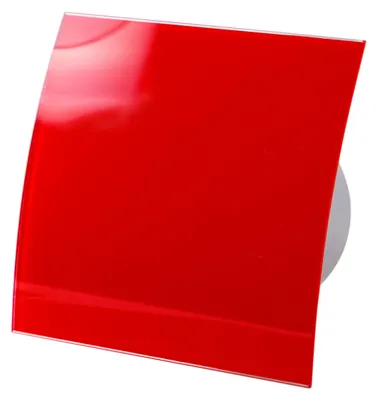Immagine prodotto di Ventilatore per piccoli ambienti Ventilatore da parete System Silent Escudo Red 100 H con overrun e igrostato