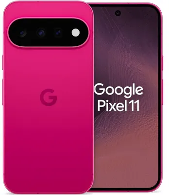 Image de Google Pixel 11, résolution 1080 x 2424 pixels, 12 Go de mémoire, 512 Go de stockage, appareil photo 48 mégapixels, système d'exploitation Android 17, couleur : rose