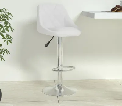 Produktbild von Möbel Barhocker Weiß Kunstleder - Barhocker &36603