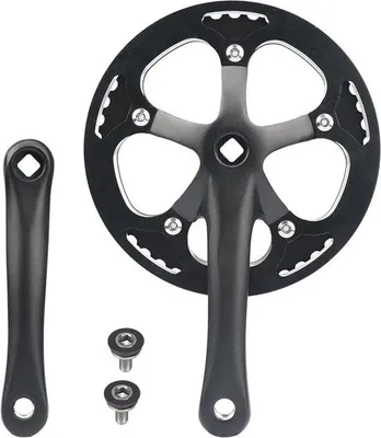 Obrázek produktu pro Hliníková klika na kolo, sada s převodníkem 170 mm, MTB/elektrokolo
