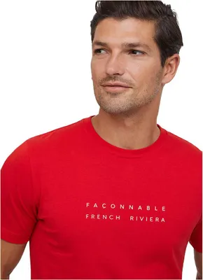 Image de FaÇonnable Faco Fr Riv T-shirt à manches courtes Rouge M Homme Rouge M