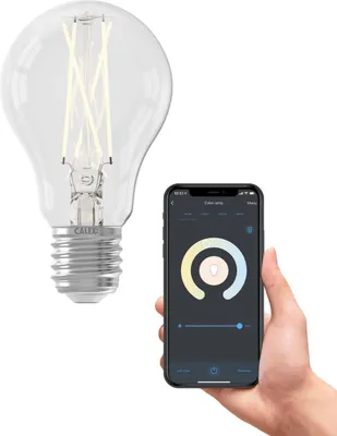 Obrázek produktu pro Calex, chytrá LED žárovka, patice E27, 7W, teplá bílá, Wi-Fi, stmívatelná