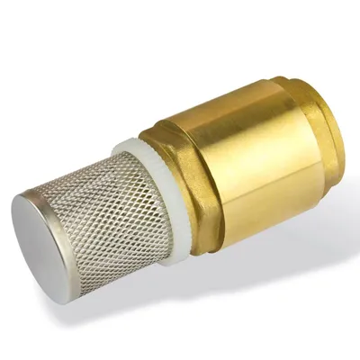 Produktbild von Messing Fußventil 3/4 Zoll DN20 Ansaugfilter Saugfilter Saugkorb Saugschlauch