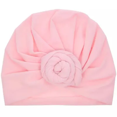 Produktbild von Kinder Turbanmütze Hellrosa für Mädchen KP21548