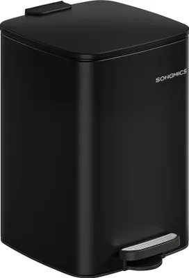 Produktbild von SONGMICS Mülleimer Küche, Tretmülleimer, mit Inneneimer, Offenhaltefunktion