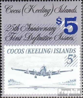 Produktbild von Briefmarken Kokos-Inseln 1990 Mi 236 (kompl.Ausg.) postfrisch Flugzeug