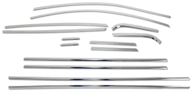 Immagine prodotto di Modanature per finestre per Hyundai Bayon 2021-2025 in acciaio inox cromo 14pcs