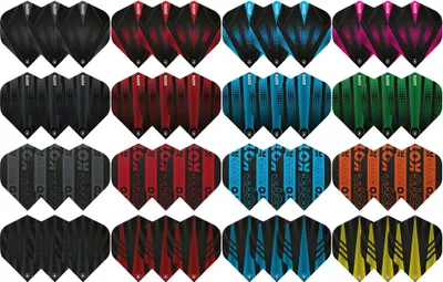 Produktbild von KOTO - Standard Flight Collection, 48 Dart Flights (16 Sets), Standard Form, 100 Micron, Multicolor, Dart Zubehör für Steel & Softdarts