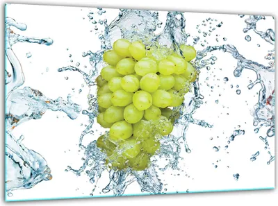 Produktbild von Glas Herdabdeckplatten Schneidebrett Universal 30x22cm Obst
