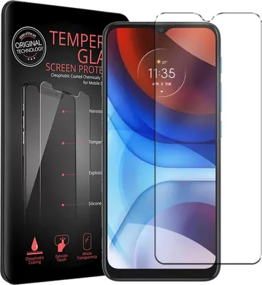 Immagine prodotto di 2x pellicola protettiva per Motorola Moto E7 protezione dello schermo in vetro blindato del telefono cellulare