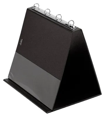 Produktbild von Flipchart Tischflipchart Flipover - DIN A4 Hochformat - 4-Ring-Mechanismus - 20 mm Füllhöhe - Sichthüllen