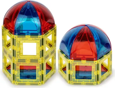 Produktbild von Playmags 3D-Magnetkacheln-Kuppelset - 28 Teile