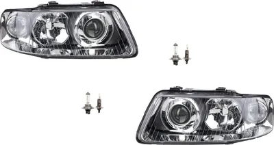 Produktbild von Scheinwerfer passend für Audi A3 8L 00-03 mit H7 H1 Set Links Rechts 8L0941003K 8L0941003AF 8L0941004K 8L0941004AF Johns