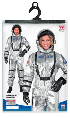 Obrázek produktu pro Stříbrný kostým kosmonauta pro ženy - Cosmonaut XL - 46/48