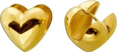 Produktbild von Herz Ohrringe Creolen Gelbgold 333 8 Karat