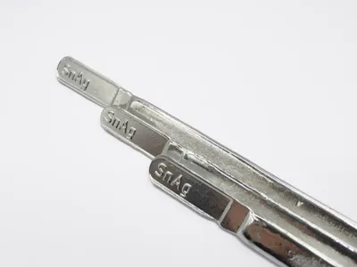 Produktbild von SnAg3 Lötstab in Dreikantstangen, Gewicht: 500 g