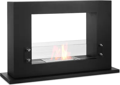 Produktbild von Moritz Ethanol Kamin freistehend Standkamin I 63 x 100 x 30 cm Raumteiler I 1,5 Liter Brenner I Bioethanol Kamin I  Ethanol Kaminofen Indoor Outdoor I Innen Außen I Bioethanol Brenner I Brennertopf
