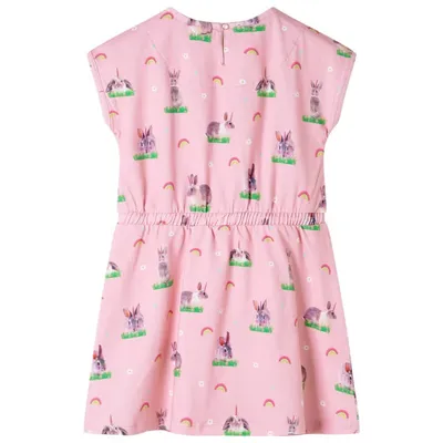 Image de vidaXL Robe rose clair pour enfants 104