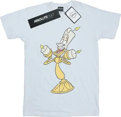 Produktbild von Disney - "Beauty And The Beast" T-Shirt für Herren BI19389 (M) (Weiß)