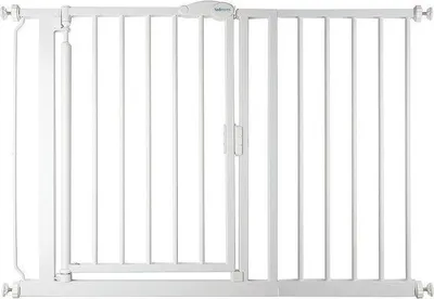 Produktbild von Safetots Druckmontage Selbstschließendes Treppengitter, 111cm - 118cm, Weiß