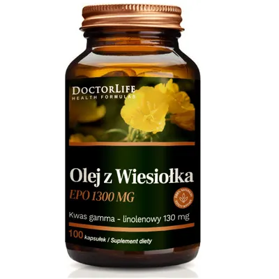 Produktbild von Nachtkerzenöl 1300mg Nahrungsergänzungsmittel 100 Kapseln