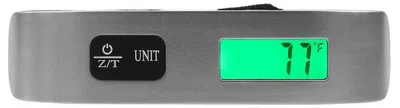 Imagen del producto de Báscula de equipaje digital - Hasta 50 kg - Con retroiluminación - Plata
