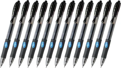 Immagine prodotto di 12 X Penne A Gel Pilot G-2 07 0.7mm Nere A Scatto Ricaricabile Antisbavature | Bl-g2-7-b