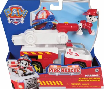 Produktbild von PAW Patrol Fire Rescue - Rettungsfahrzeug mit Spezialfunktion und Hundefigur (sortiert, Zufallsauswahl), 3 Jahr(e), Mehrfarbig
