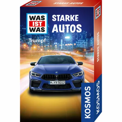 Image de KOSMOS WAS IST WAS Trumpf Starke Autos, jeu de cartes, jeu d'atout, jeu familial, 741884