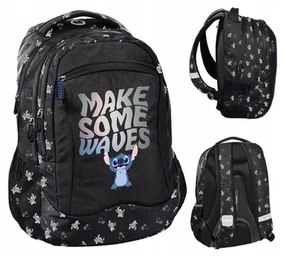 Produktbild von Paso Schulrucksack Für Jugendliche Mit Drei Fächern – Disney Lilo Und Stitch