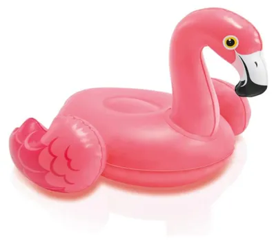 Produktbild von INTEX 58590NP - Badewannentiere - Puff'n Play Schwimmtiere aufblasbar Tiere Flamingo