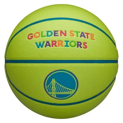 Image de Ballon de Basketball Wilson NBA Golden State Warriors Team Neon