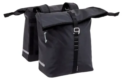Image de Sacoche double New Looxs Cantos Double - sacoche robuste et imperméable pour porte-bagages...