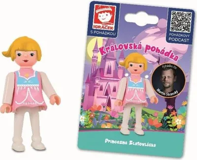 Obrázok produktu pre Igráček s rozprávkou Kráľovská rozprávka - Princezná Zlatovláska