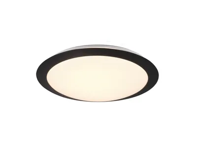 Zdjęcie produktu dla Plafon LED okrągły UMBERTO czarno-biały 12W Ciepła biel 1160lm tworzywo sztuczne wym:8x29x29cm IP44 Trio