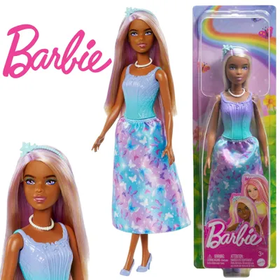 Produktbild von Barbie Prinzessinnen-Puppe Mädchen Spielzeug Farbenfroh Magisch