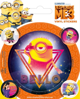 Produktbild von Despicable Me - Sticker-Sets - 3 - 80's Vibe