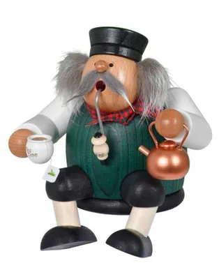 Produktbild von "Tea Time" (15cm) Räuchermann von KWO