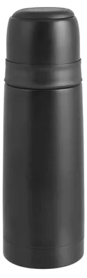 Thermosflasche Edelstahl 0,35 l schwarz