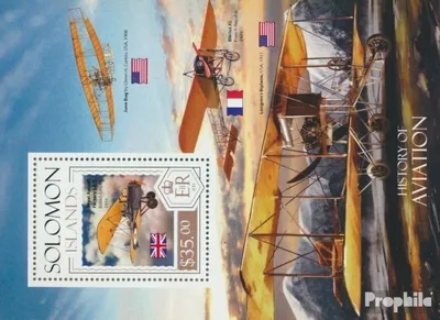 Produktbild von Briefmarken Salomoninseln 2014 Mi Block 266 (kompl. Ausg.) postfrisch Geschichte der Luftfahrt