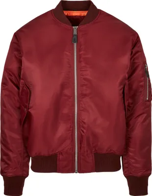 Produktbild von Build Your Brandit 3149 | Herren Bomberjacke, MA1 Jacket - Farbe: Burgundy - Größe: XXL