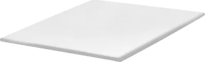 Obrázok produktu pre BELIANI Vrchný matrac bielaPolyuretánpena polyesterový poťah 180 x 200 cm topper podložka na posteľ spálňa