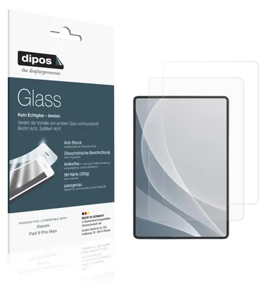Image de 2x Protection écran pour Xiaomi Pad 9 Pro Max mat Verre souple Film Protecteur 9H dipos
