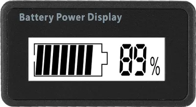 Obrázok produktu pre Biele podsvietenie GY-6H Zobrazenie výkonu batérie 12-48V Univerzálny indikátor kapacity batérie Voltmeter