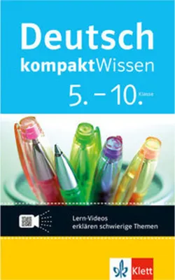Immagine prodotto di Deutsch KompaktWissen Deutsch 5.-10. Klasse. Mit Lern-Videos online